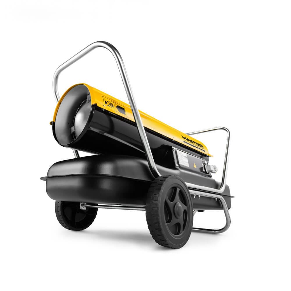 Dieselvärmare 44kW 900 m³/h 230V, Direktverkande Värmekanon med Vagn, Master - 4