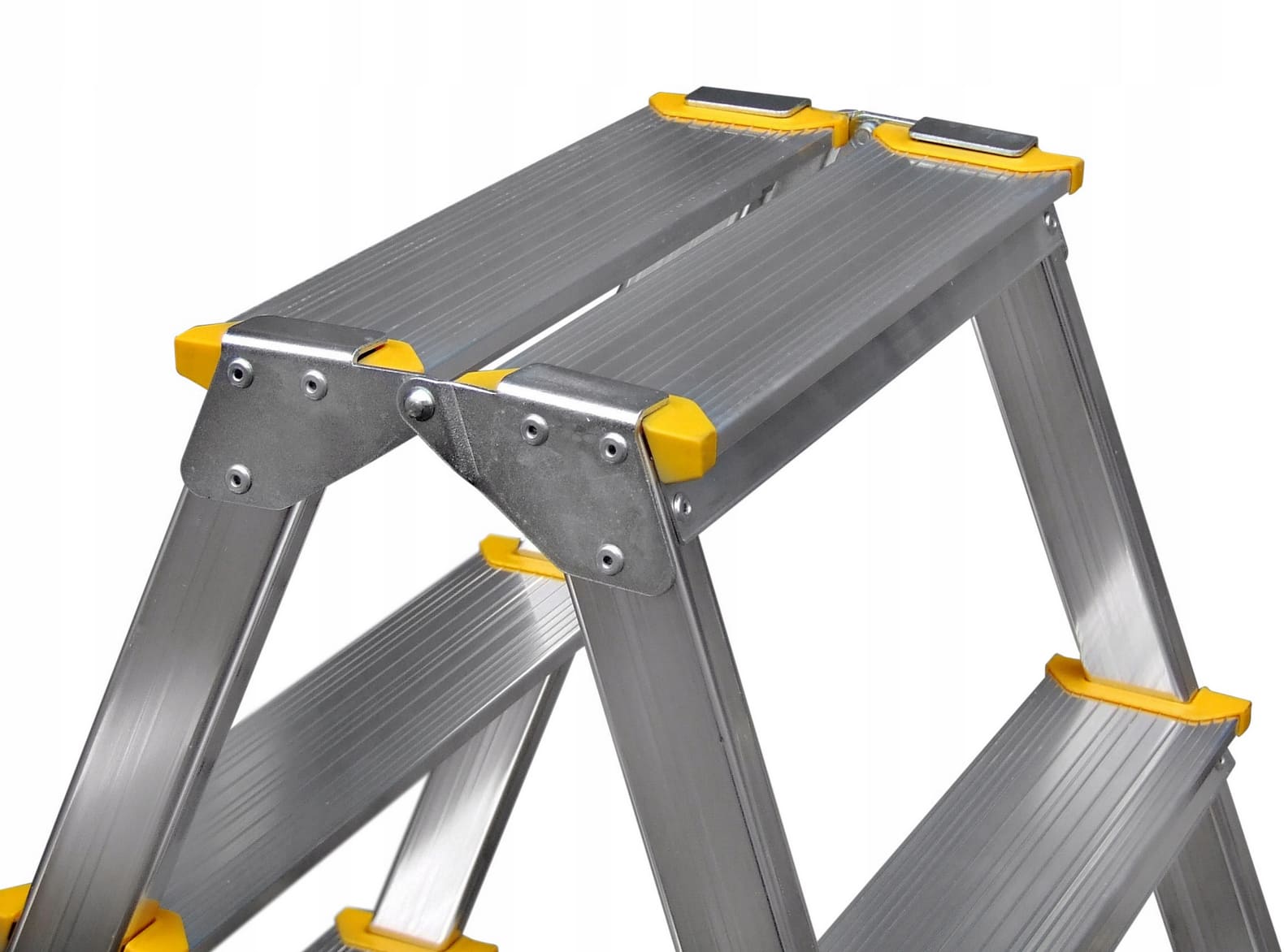 Övriga2 Professionell Dubbelsidig Trappstege 2x2 Steg Aluminium 150 kg, Alve - 2