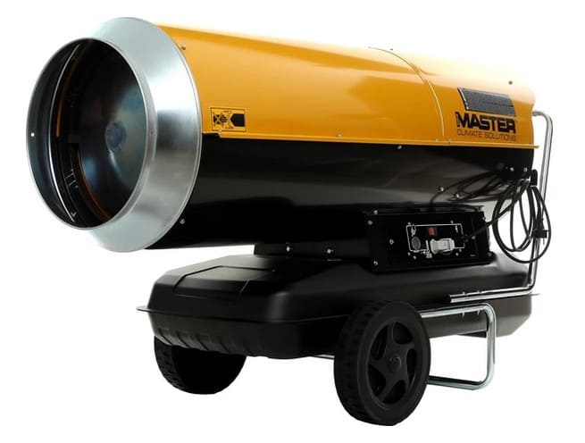 Dieselvärmare 65kW 3000 m³/h, Direktverkande Högtryck med Vagn, Master - 2