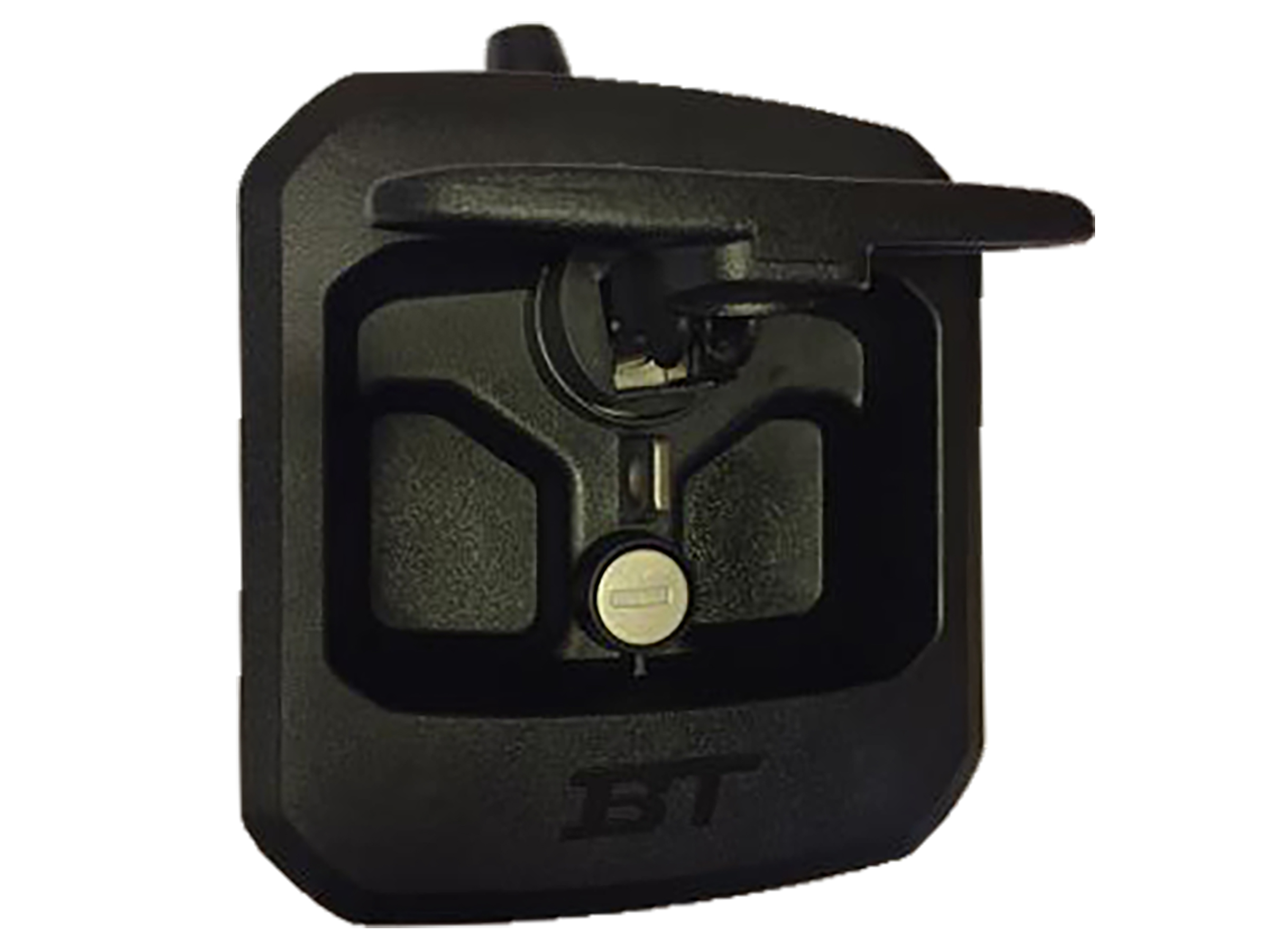 Trailerlås med T-handtag, svart/svart, komplett