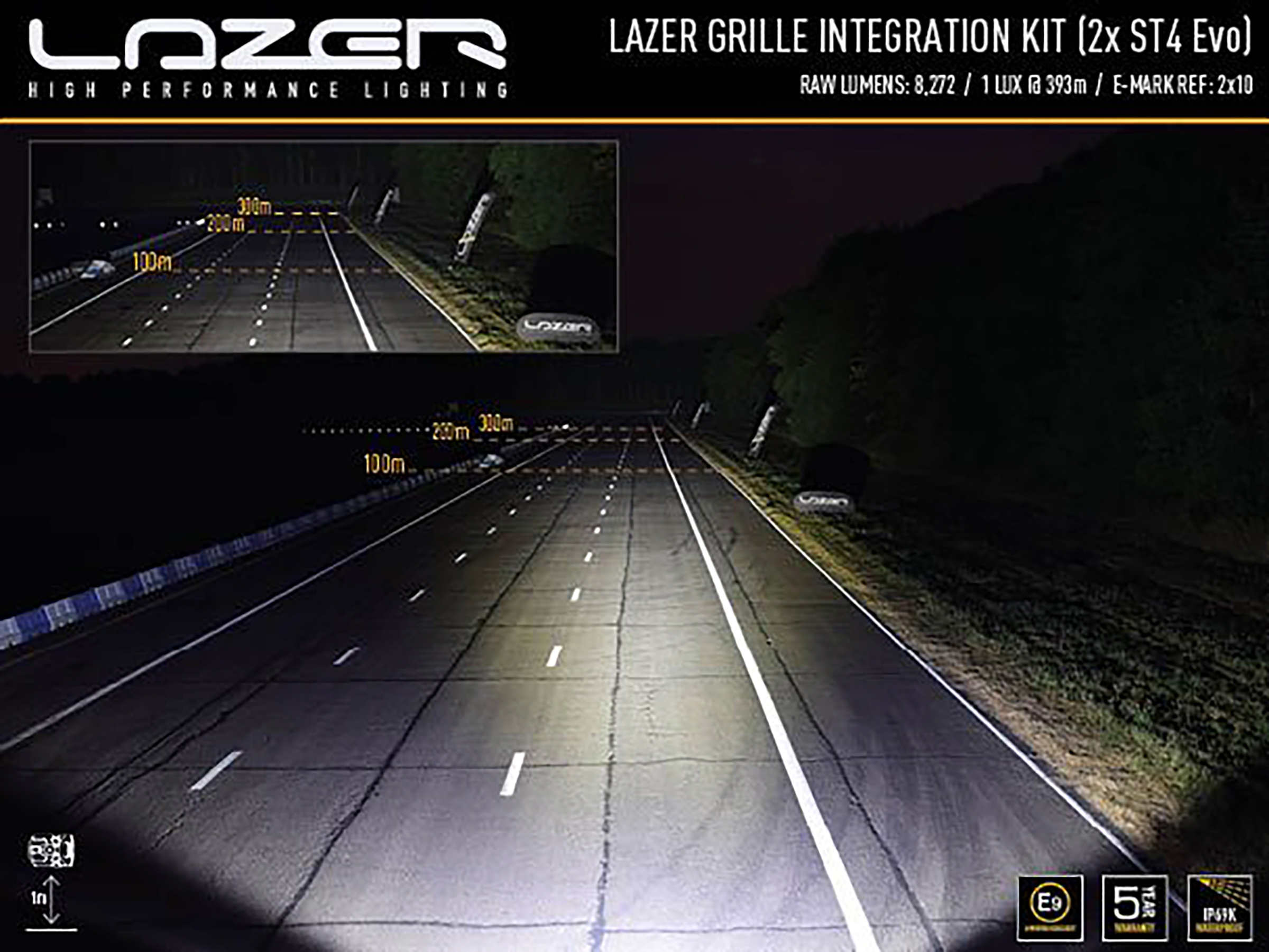 Lazer Ledrampskit Ford Transit 2015+ 2x ST4 Evolution - 5