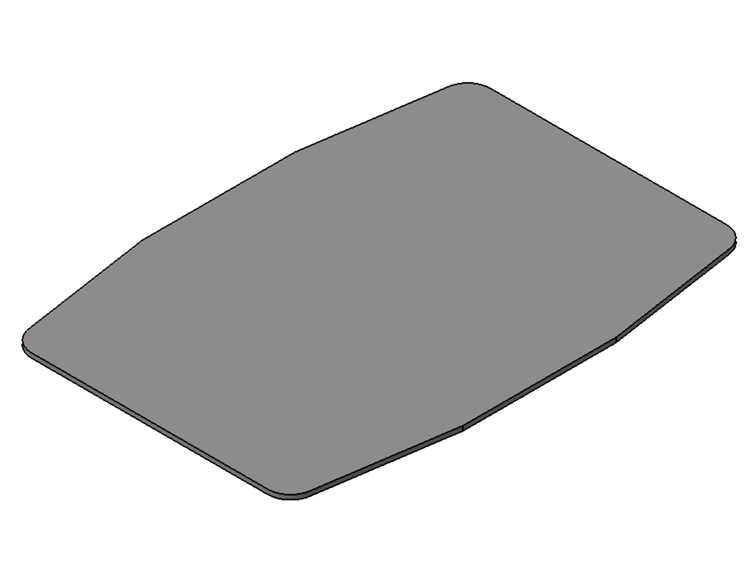 Spegelglas 300x210x3 mm R=1400 – 20 st