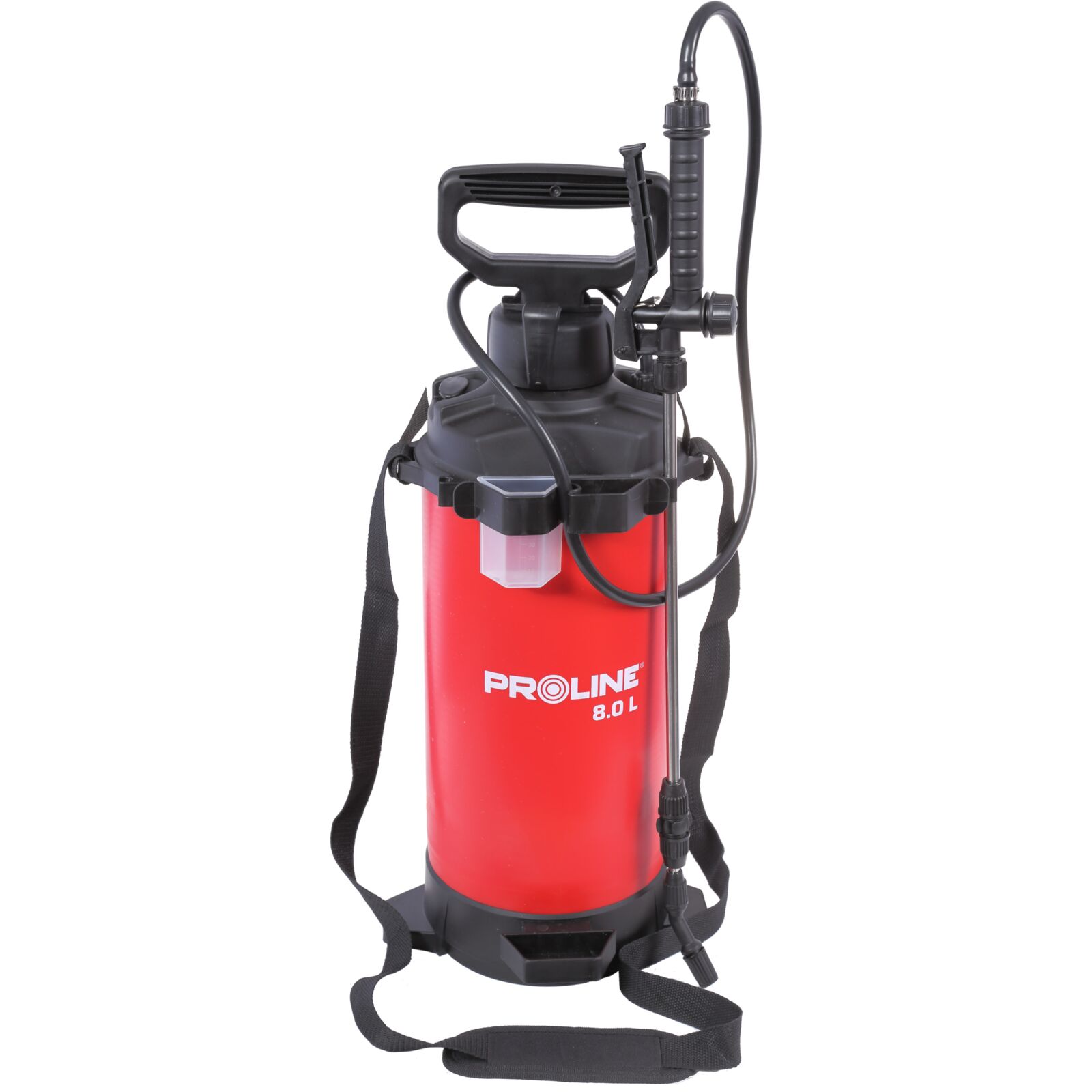 PROLINE TOOLS Tryckspruta 8, 0L med Teleskoplans 490–880 mm, Proline