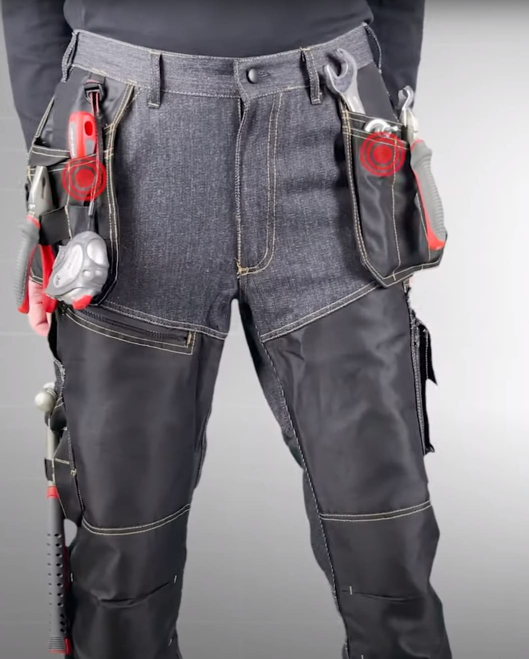 LahtiPro Arbetsbyxor Jeans m, svarta förstärkta, CE, LAHTI - 18