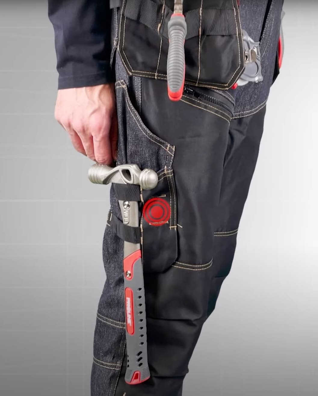 LahtiPro Arbetsbyxor Jeans m, svarta förstärkta, CE, LAHTI - 16