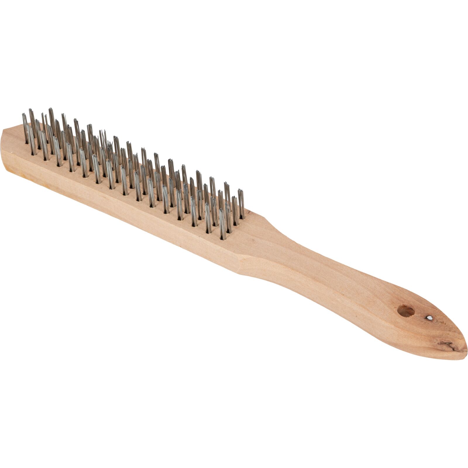 Wire Steel Brush 4 Row. Trähandatg. . - 2