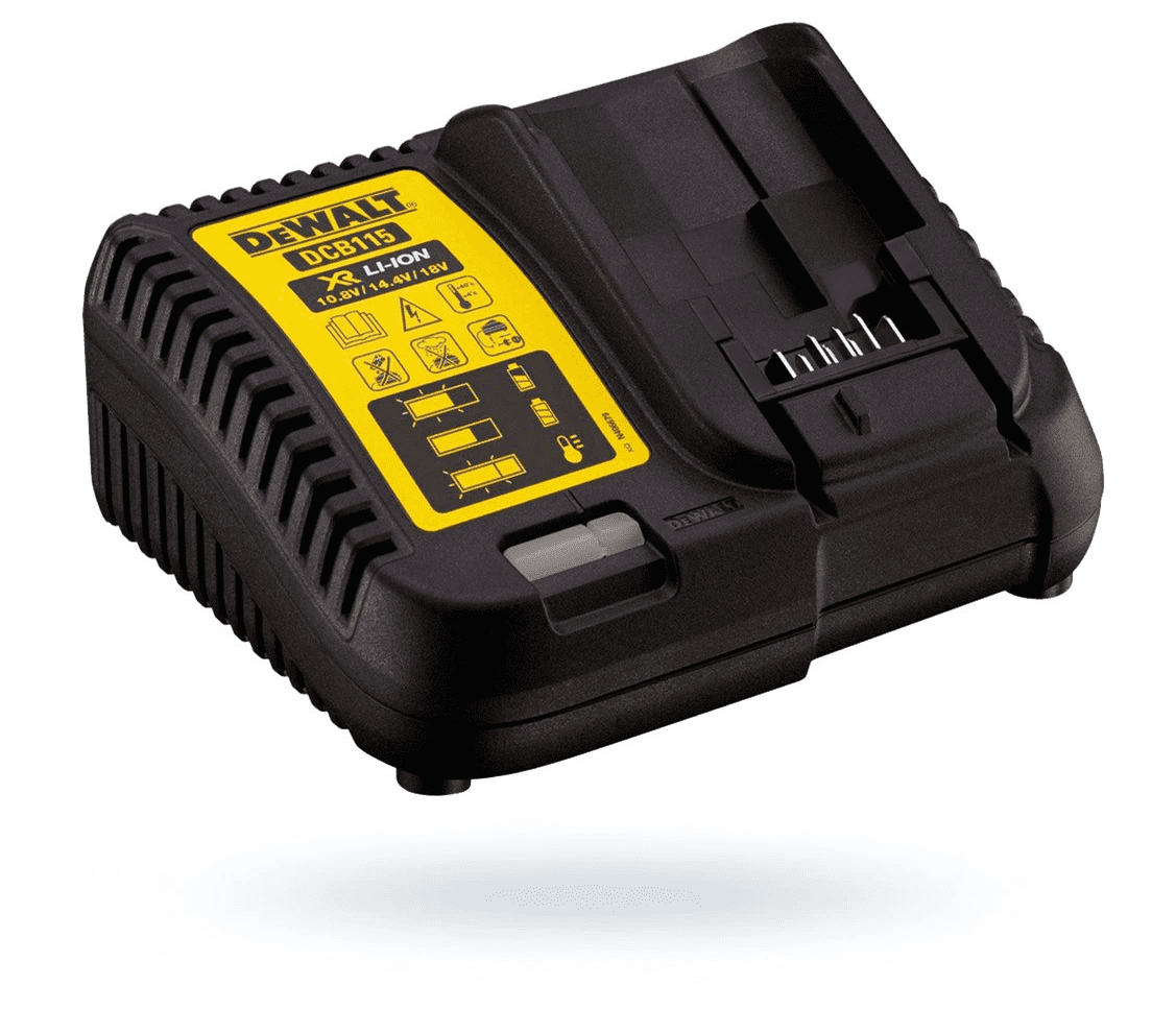Skruvdragare, borr, 18V 2st batterier, snabbchuck, LED-belysning, 1.8 kg inkl. väska och laddare, DEWALT - 4