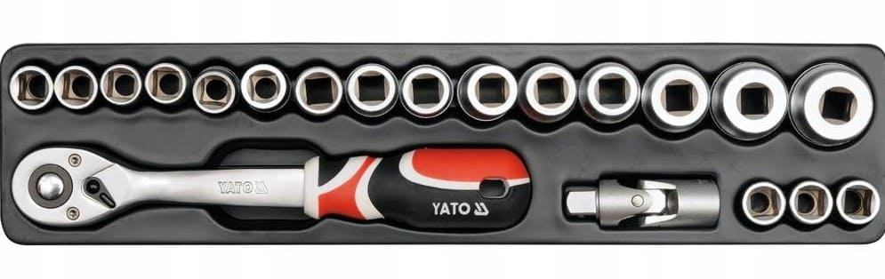 Verktygslåda med 62 verktyg, verktygssats, YATO - 5