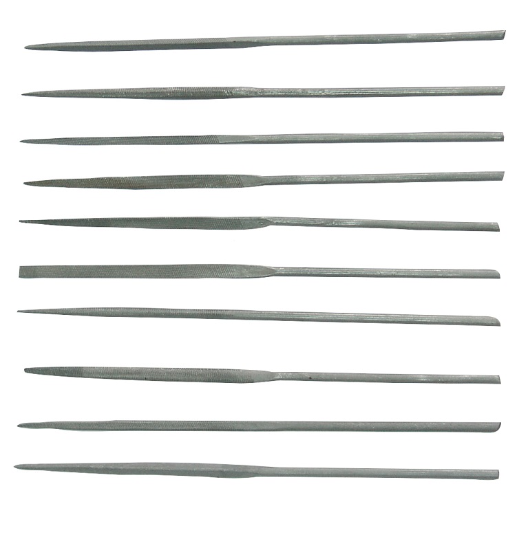 10St 140 Needle Files in Plastic Wallet.