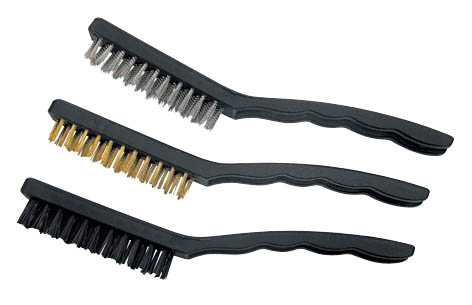 Universal Brushes 230 mm - 3St Sats.(Steel, Nylon, Copper).
