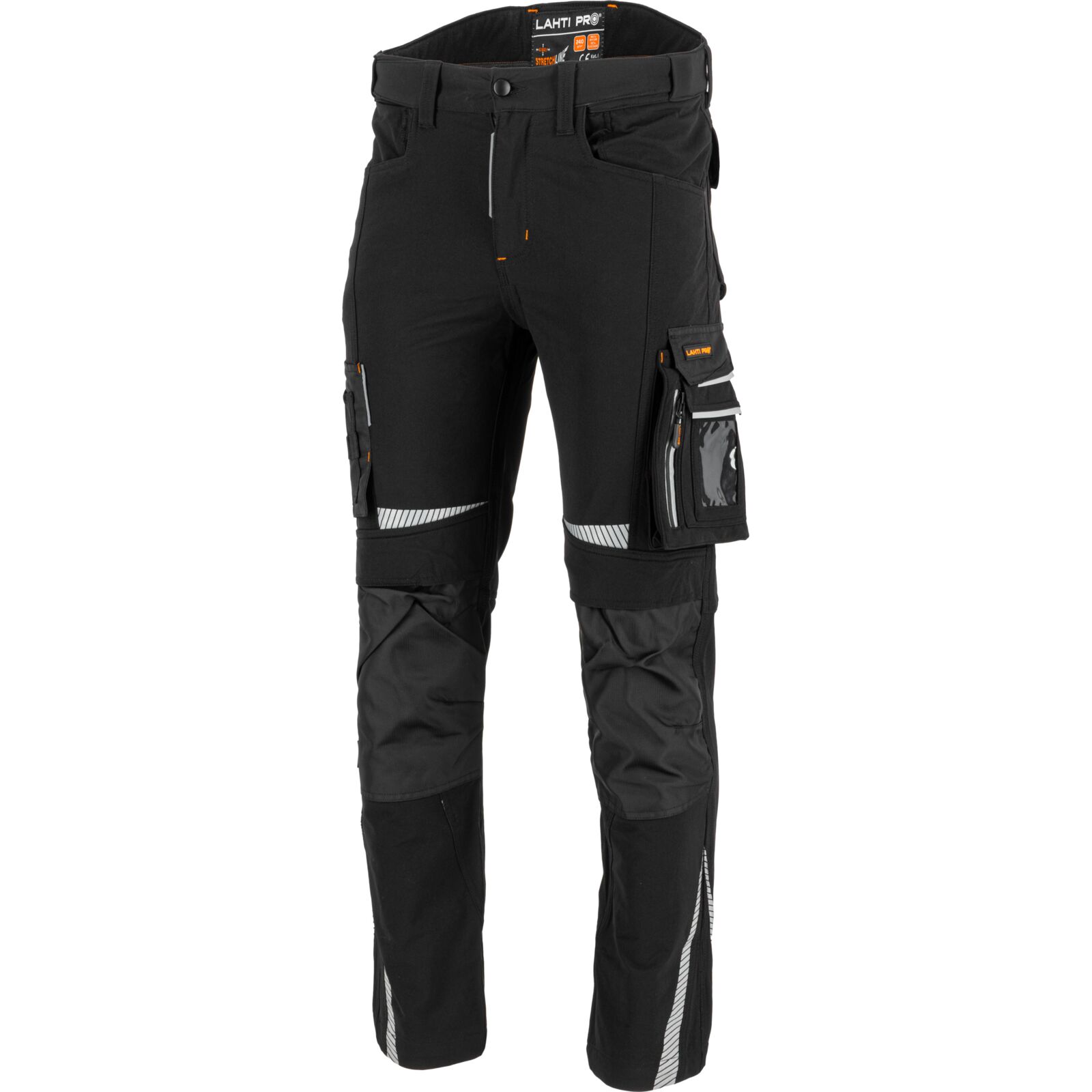LahtiPro Pants, Stretch, Black, S, CE, LAHTI (Storlek : L)