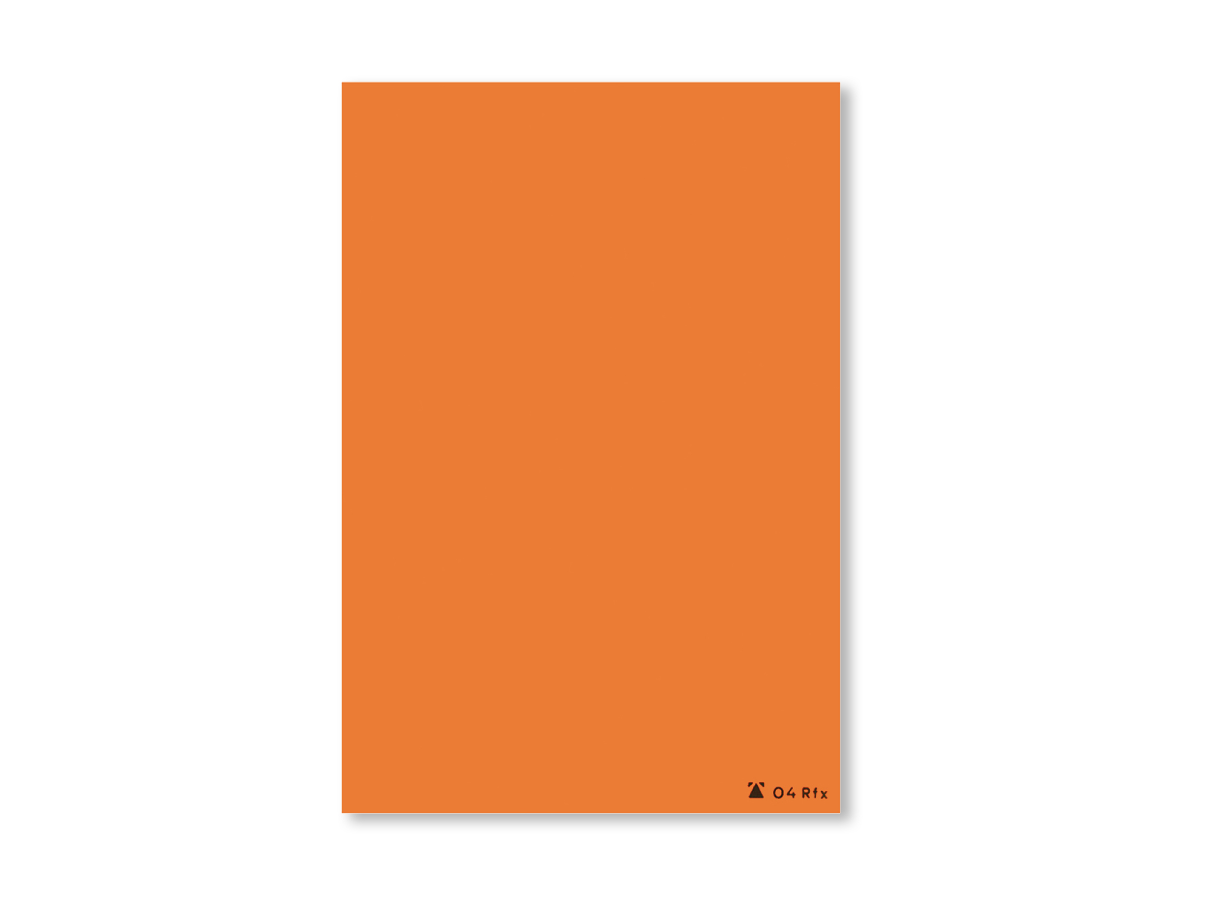 Reflex orange 110x75 mm självhäftande ECE104, klass E
