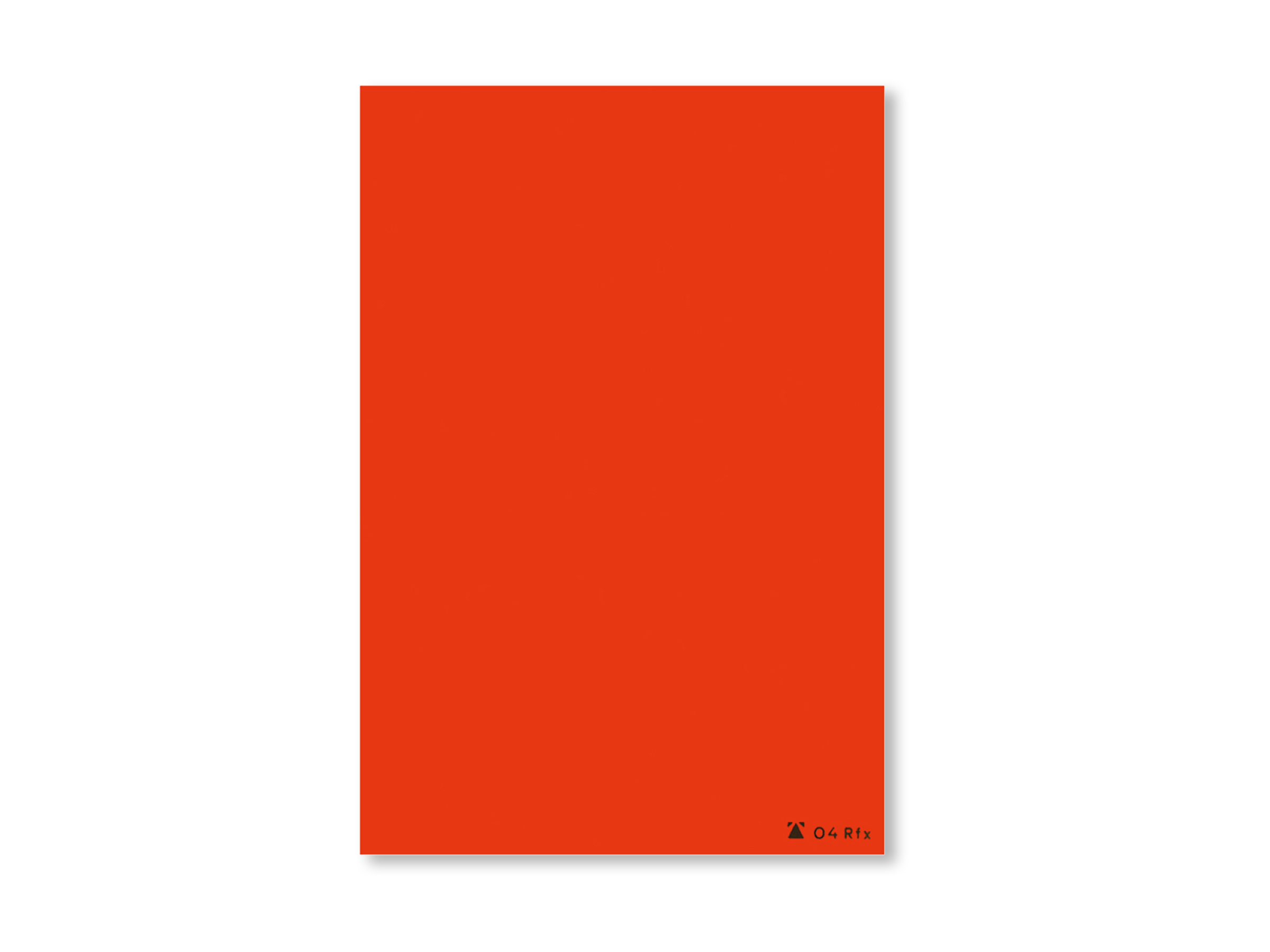 Reflex röd 110x75 mm självhäftande, ej E-märkt