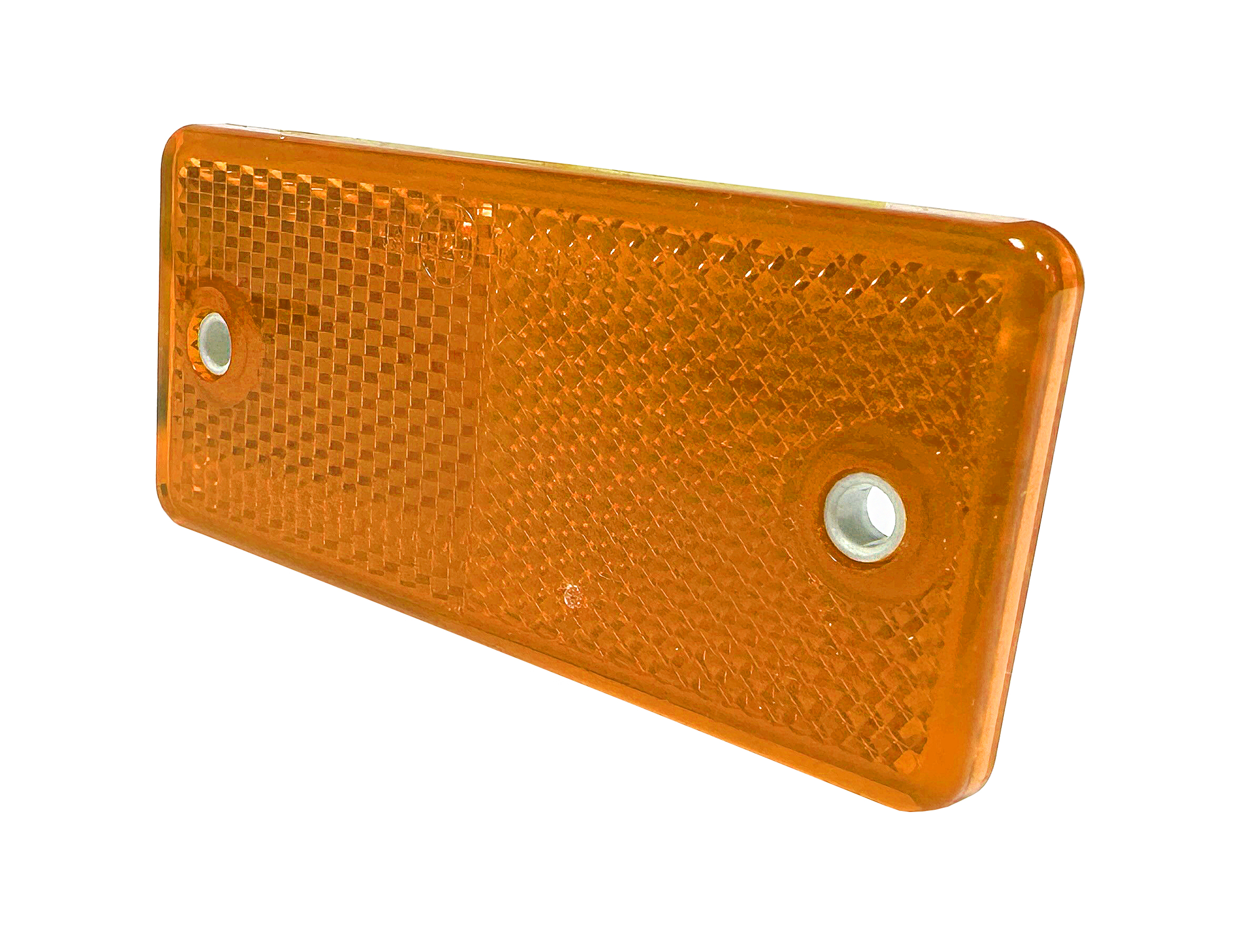 Reflex orange  90 x 40 mm självhäftande med hål