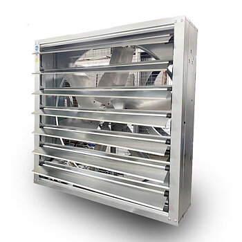Väggfläkt Industri Remdriven 80-138 cm, 21000-44500m³/h, 400V 3-Fas, Galvaniserat Stål, BestFan (Storlek (mm) : 900x900x350)
