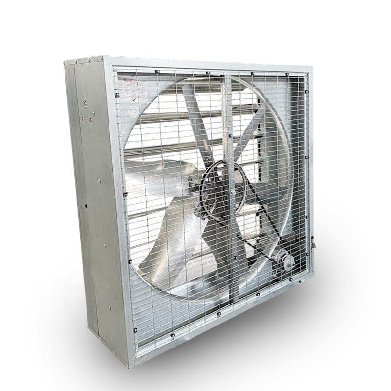 Väggfläkt Industri Remdriven 80-138 cm, 21000-44500m³/h, 400V 3-Fas, Galvaniserat Stål, BestFan (Storlek (mm) : 1060x1060x350) - 6