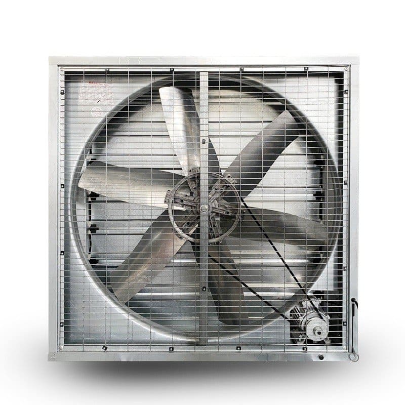 Väggfläkt Industri Remdriven 80-138 cm, 21000-44500m³/h, 400V 3-Fas, Galvaniserat Stål, BestFan (Storlek (mm) : 1060x1060x350) - 4