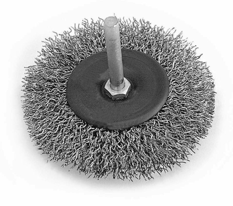 Crimped Wire Wheel Circular Brushes-Fi=100 mm, Screwthread=6