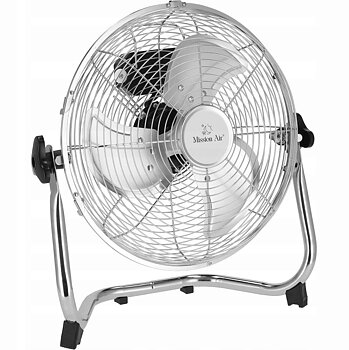Stor kraftfull fläkt 50 cm (20) 120W, golvmodell, ganska tyst, 3 hastigheter, justerbar vinkel, Mission Air