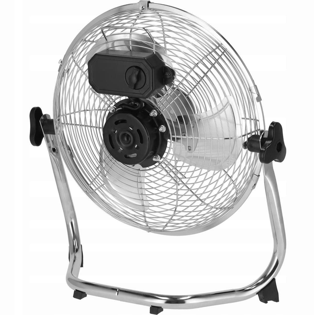 Stor kraftfull fläkt 50 cm (20) 120W, golvmodell, ganska tyst, 3 hastigheter, justerbar vinkel, Mission Air - 5