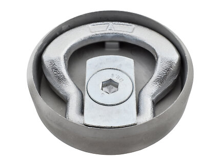 Surrningsögla stål/aluminum 92x22 mm Briod Hardware