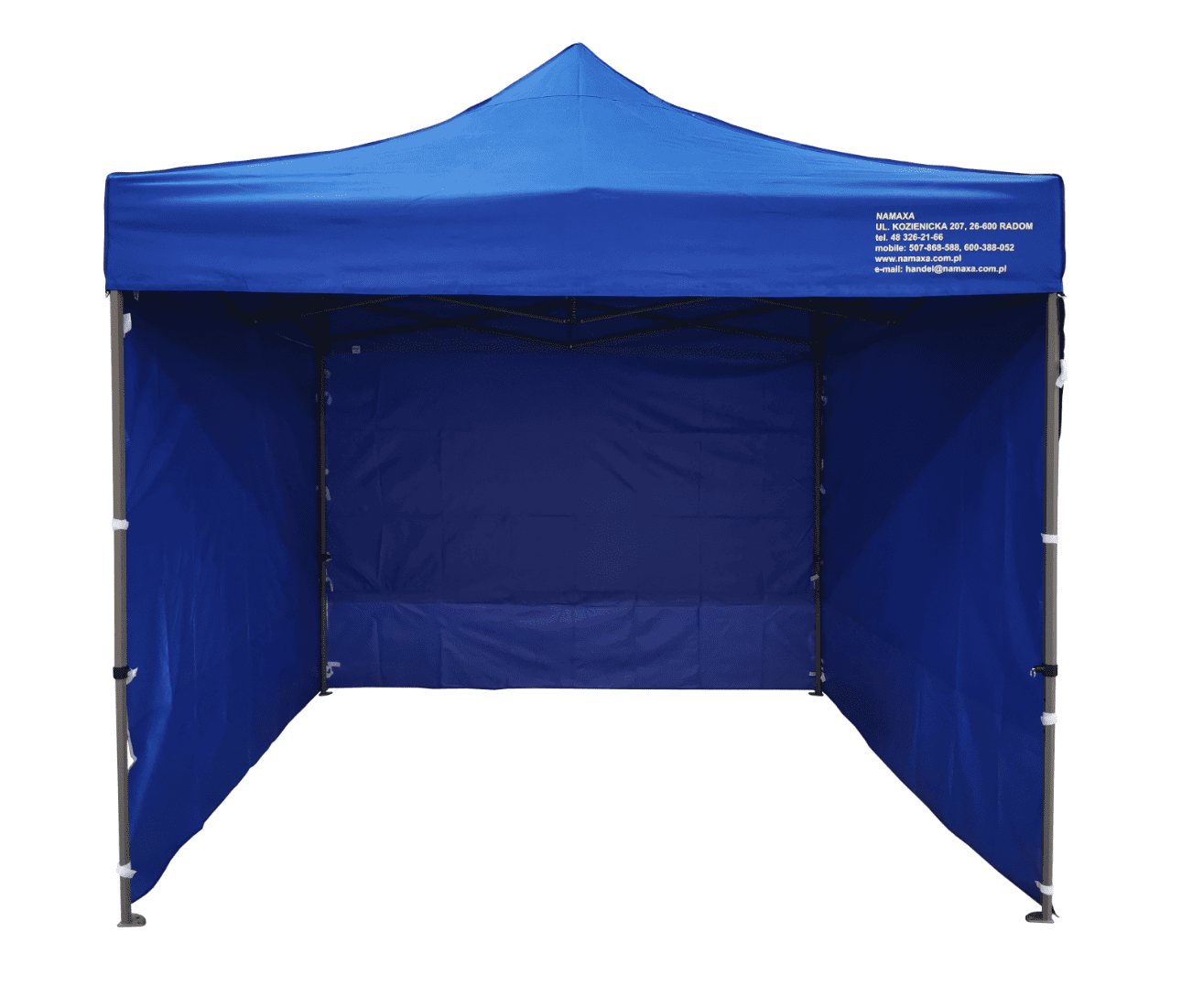 Popup tält 2 x 3m proffstält, HEX 35 mm, 3 eller 4 väggar, stabil och tålig, olika färger, Namaxa (Tältväggar : 3 väggar, utan framvägg) - 5
