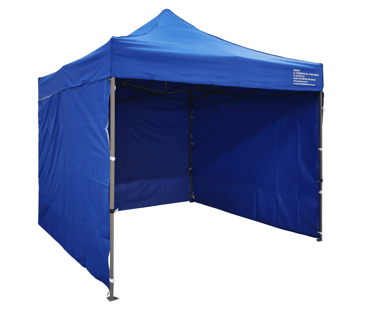 Popup tält 2 x 3m proffstält, HEX 35 mm, 3 eller 4 väggar, stabil och tålig, olika färger, Namaxa (Tältväggar : 3 väggar, utan framvägg)