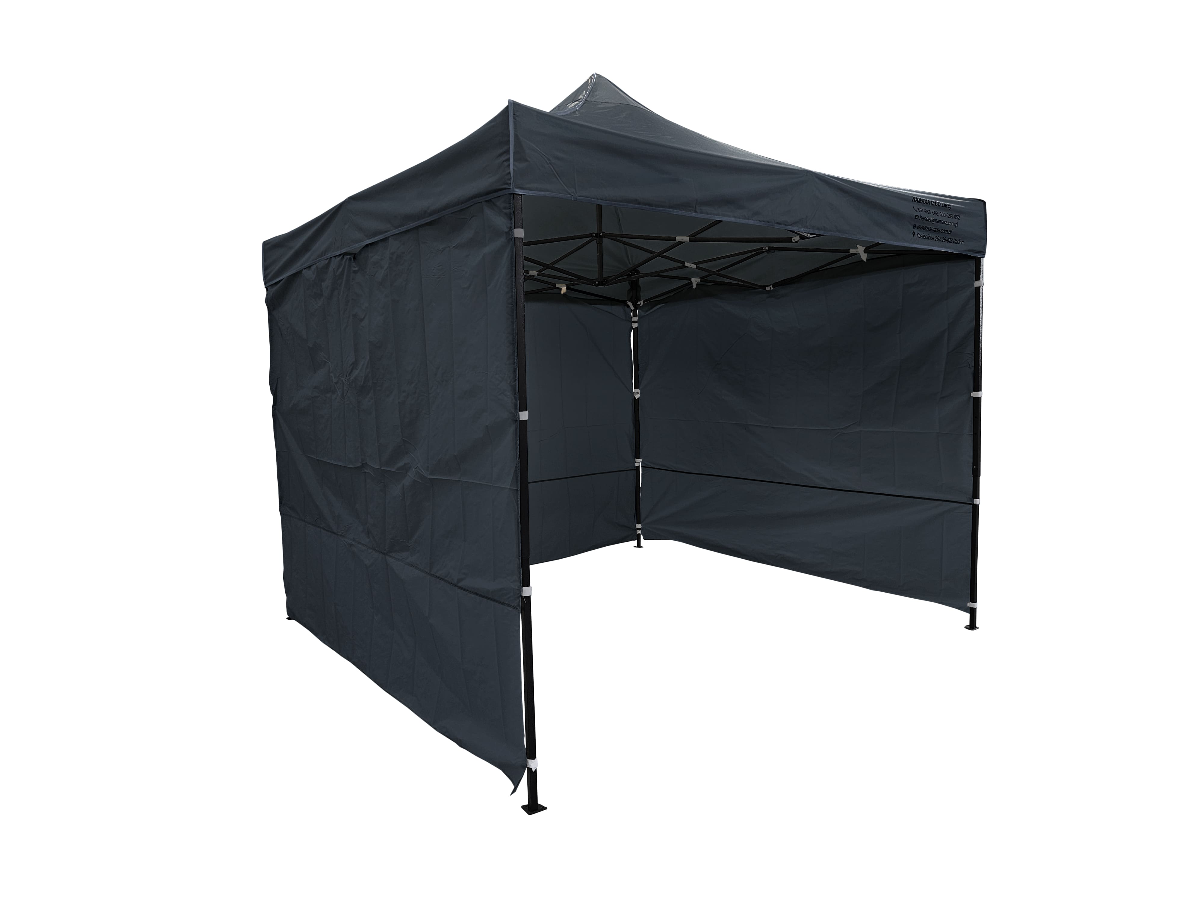NAMAXA Popup Tält 3 x 4.5m, olika färger, lätt poch stabil, 3 eller 4 väggar, Namxa (Tältväggar : 3 väggar, utan framvägg) - 3