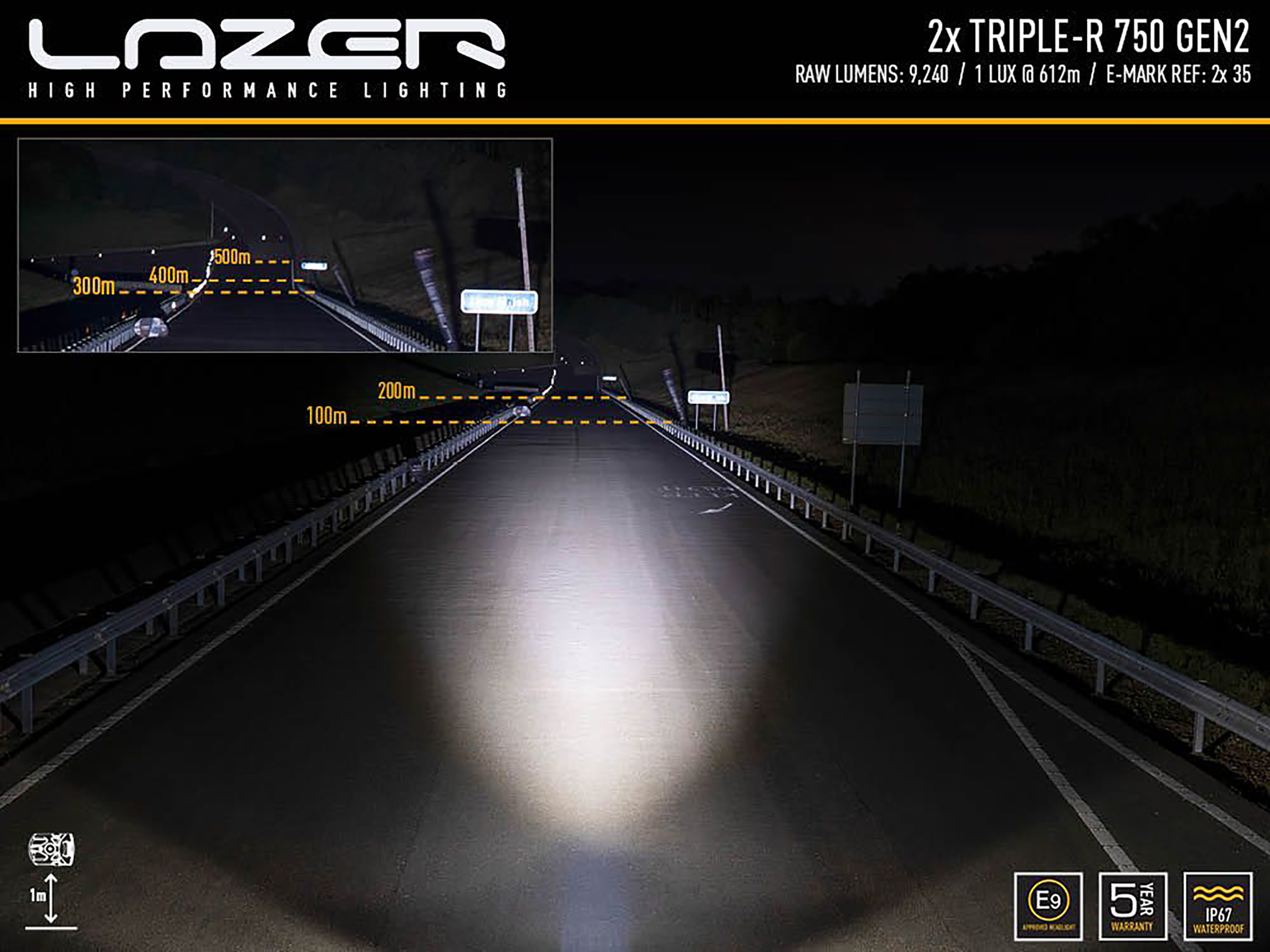 Lazer Ledrampskit VW T6.1 2019+ 2x Triple-R 750 Std - 5
