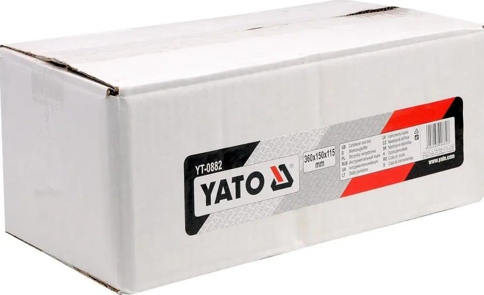 Verktygslåda av metall 360 x 150 x 115 mm, YATO - 3