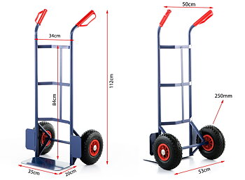 Pirra 200 kg, lätt magasinkärra, transportkärra, HiGHER