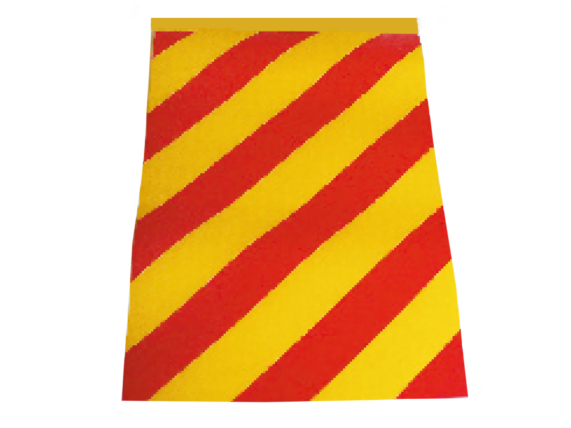 Flagga gul/röd för bakgavellift – 20 st