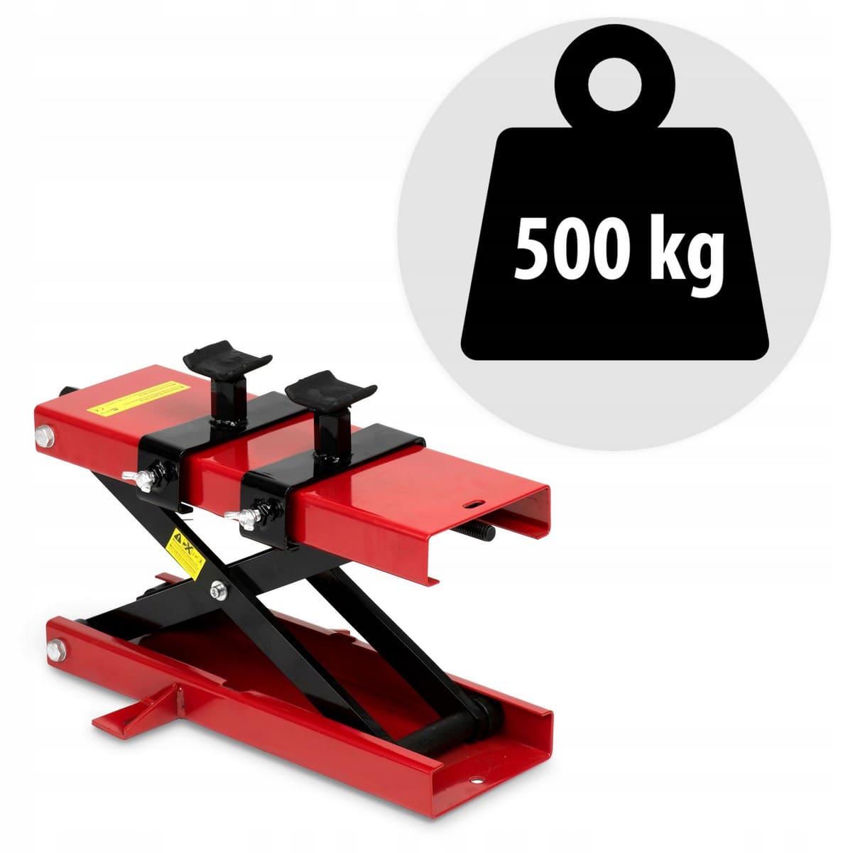 Övriga2 Saxlyft, motorcykelställ 500 kg, justerbar, hopfällbar, 45 cm lång, 42 cm max höjd - 9