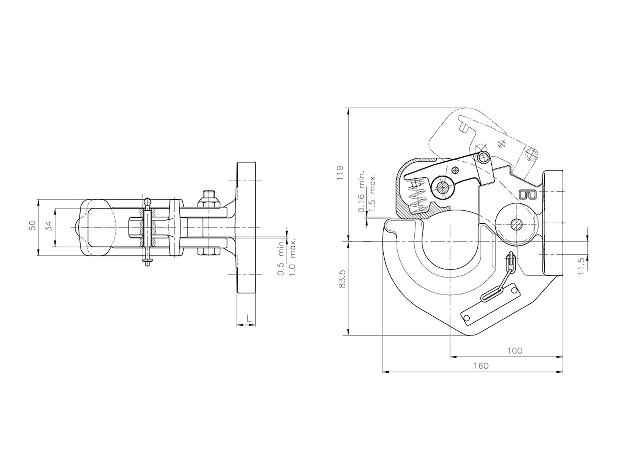 ROCKINGER dragkoppling RO231A05530 - 3
