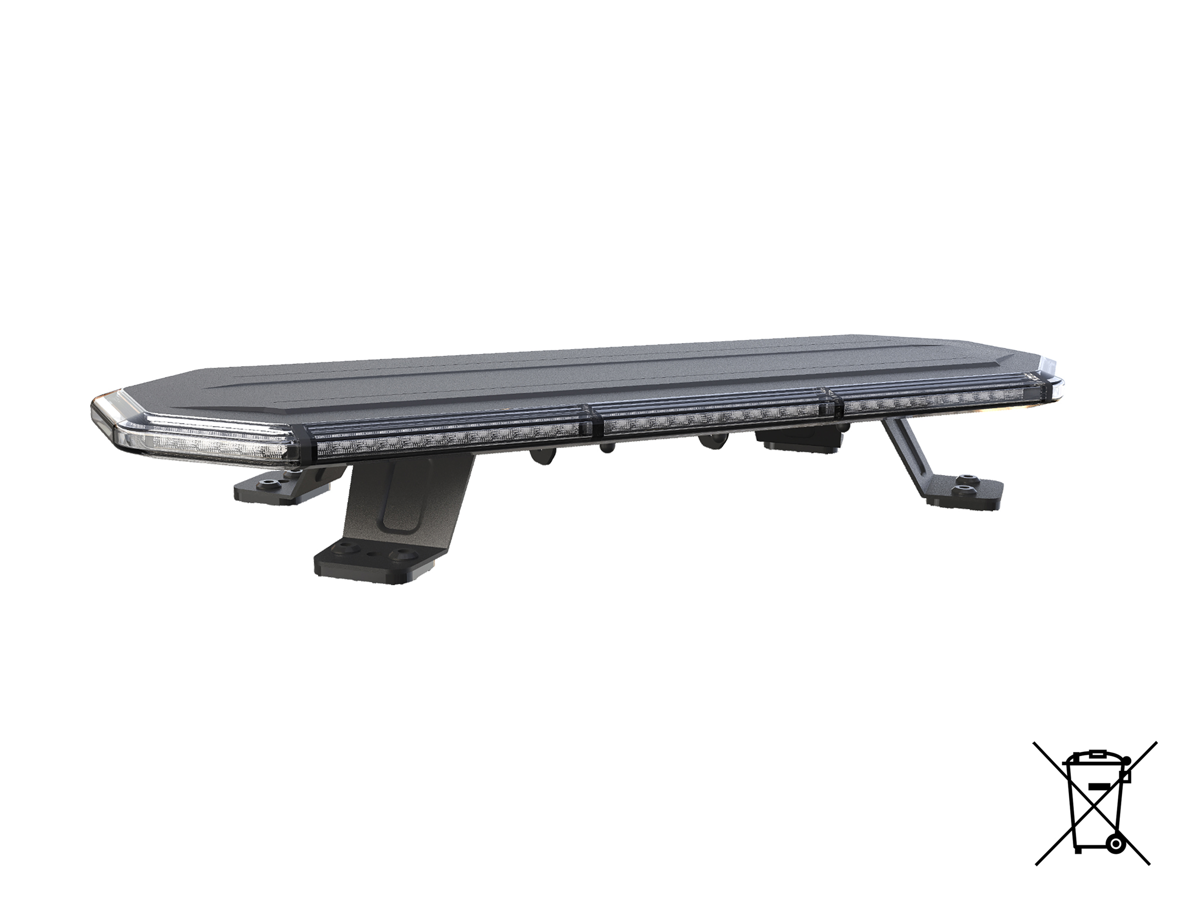 BriodLights Horizon LED varningsljusramp 24” (613 mm) – 5 st