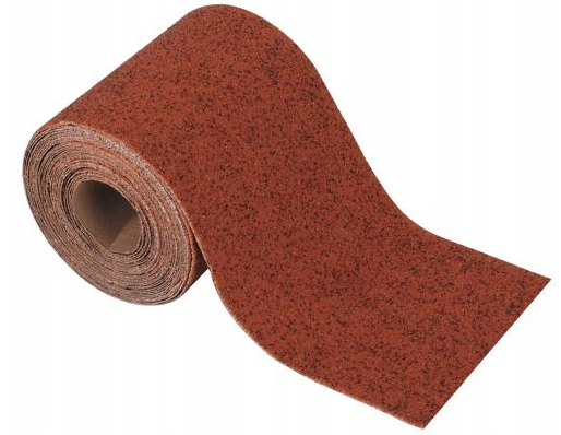 Slippapper i rulle 93 mm x 25 m, korn 240, 5 x 5m, sandpapper, Wolfcraft