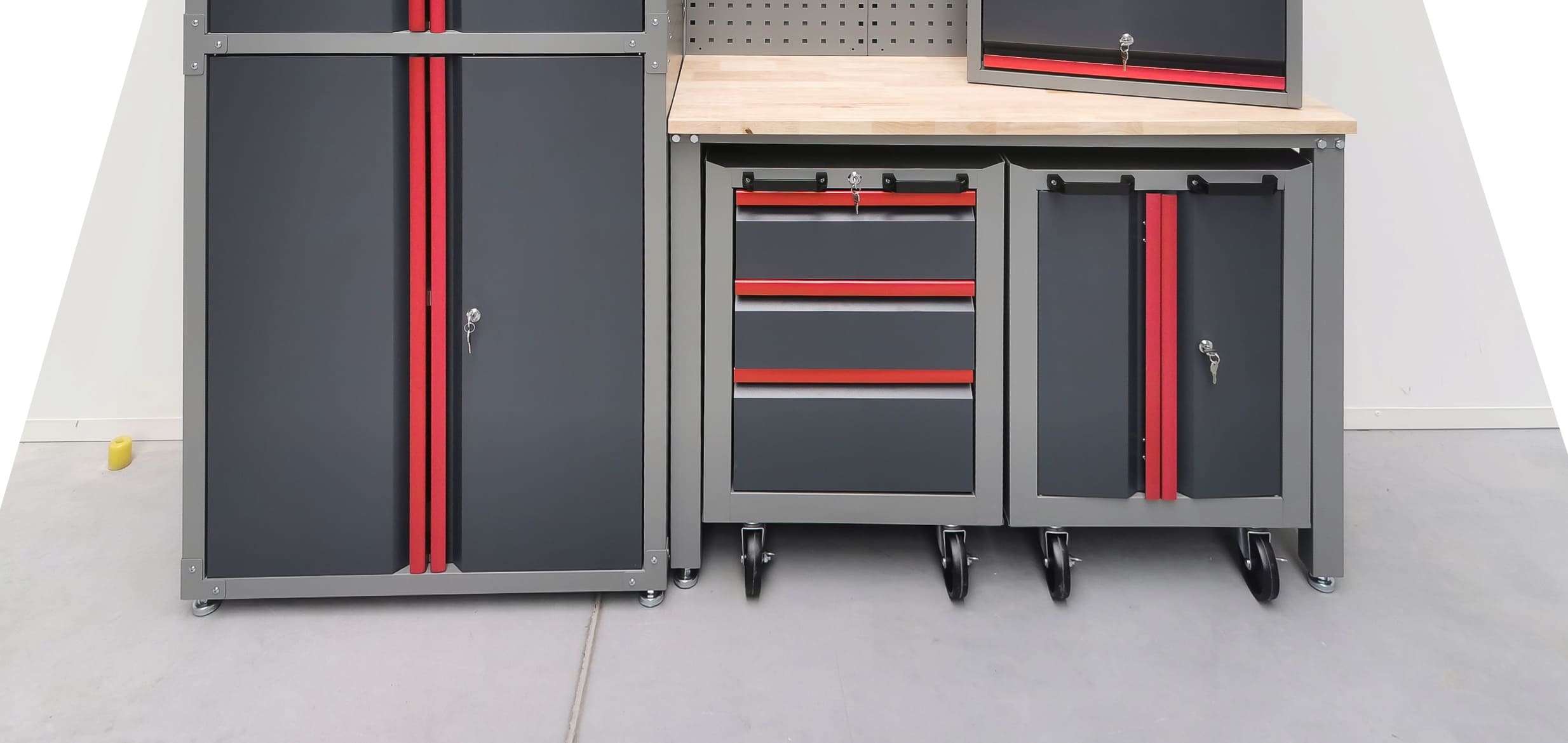 Övriga6 Verkstadsmöbler, komplett set för garage eller verkstad, Alfa 11, SEJFTI - 6