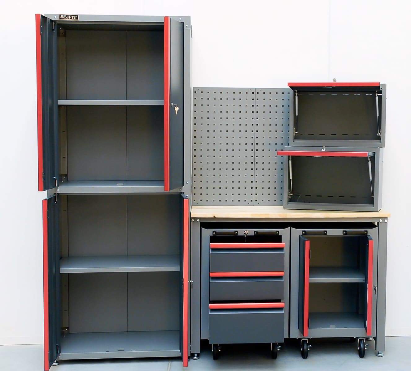 Övriga6 Verkstadsmöbler, komplett set för garage eller verkstad, Alfa 11, SEJFTI - 3