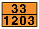 ADR-skylt Bensin 33/1203