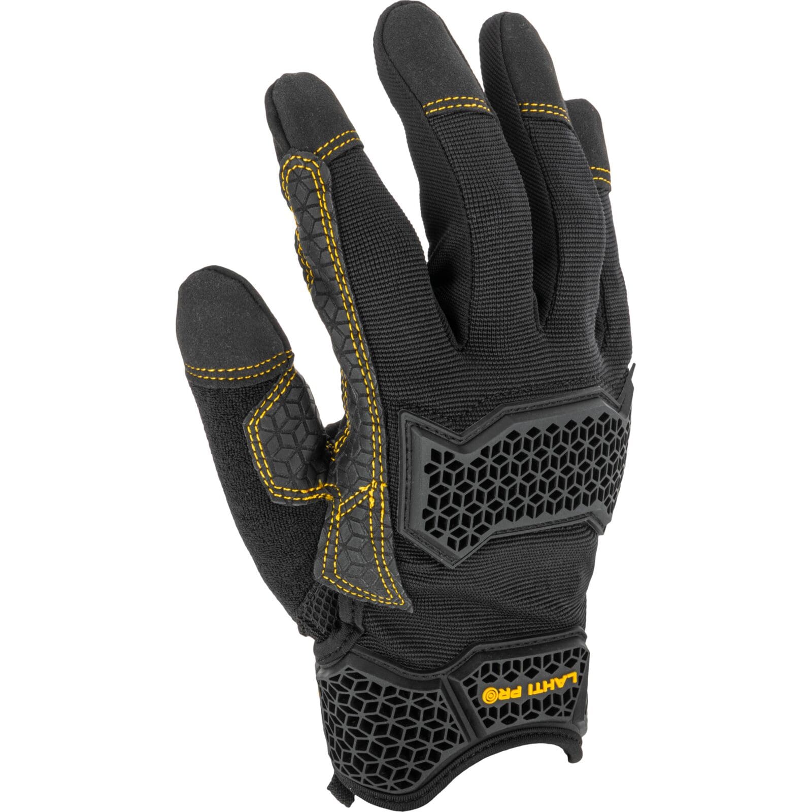 LahtiPro Arbetshandskar, touch, silikongr epp, stötskydd, 4 storlekar, LAHTI PRO (Handskestorlek : 10 [XL] Handlängd 20,4cm Omkrets 25,4cm) - 2