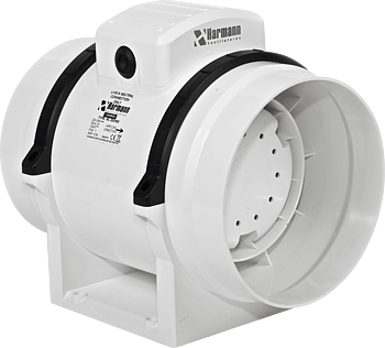 Harmann Ventilatoren Cirkulär Kanalfläkt 125-300125 mm ML, professionell industrifläkt, rörfläkt, Harmann