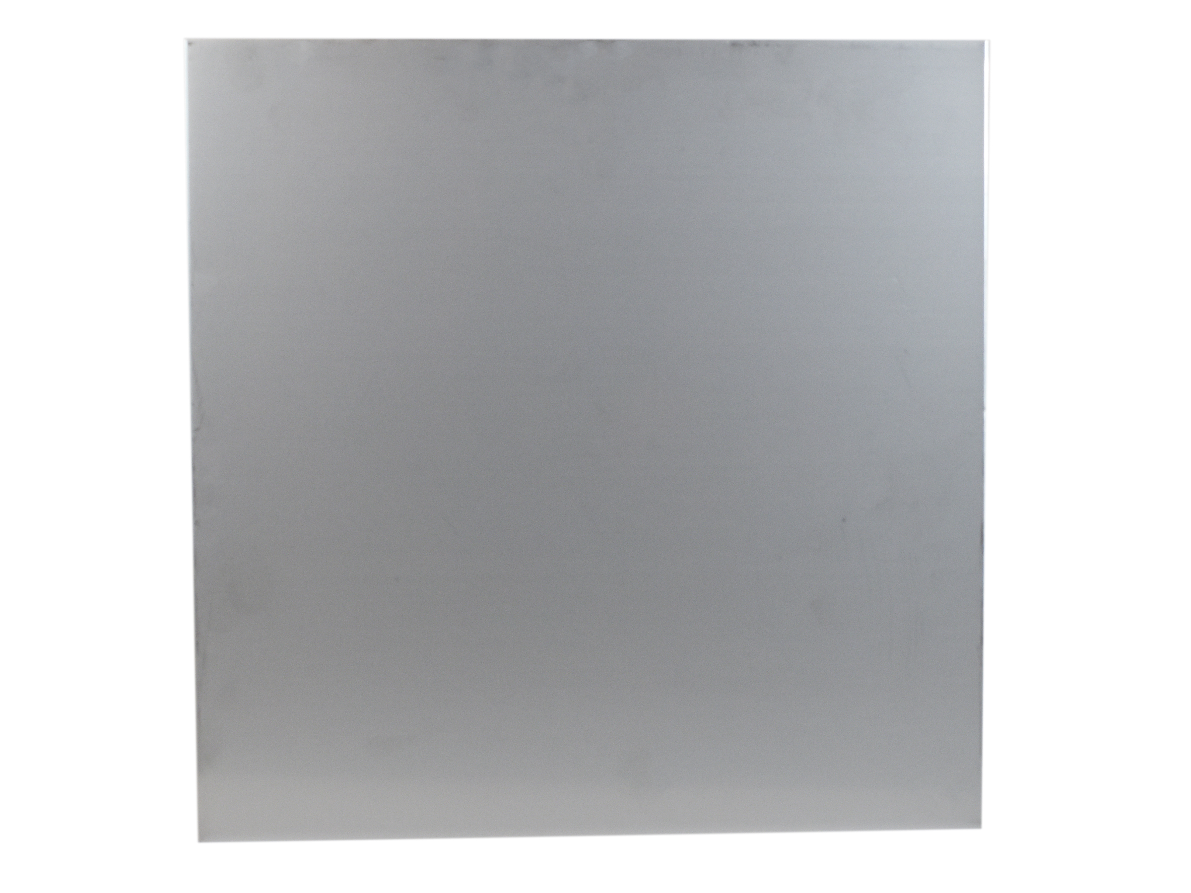 Rostfri plåt 300x300mm för varningsetiketter