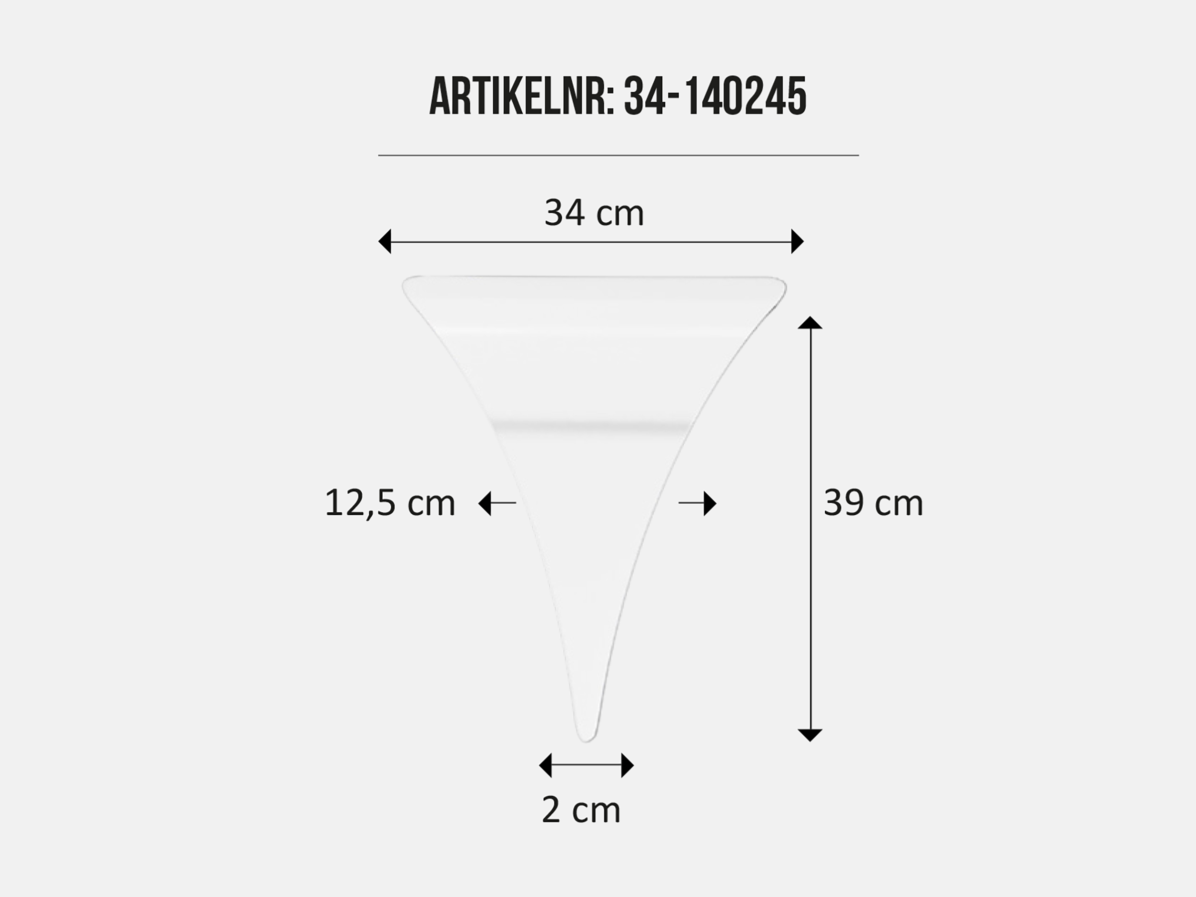 Skärmkil Large Standard - 2