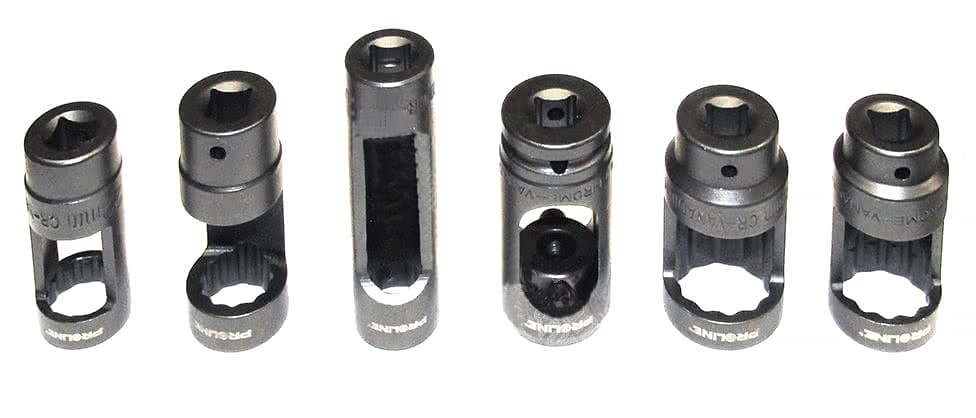 PROLINE TOOLS Sats med specialhylsor för spridare diesel 6st, Proline - 2