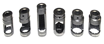 PROLINE TOOLS Sats med specialhylsor för spridare diesel 6st, Proline