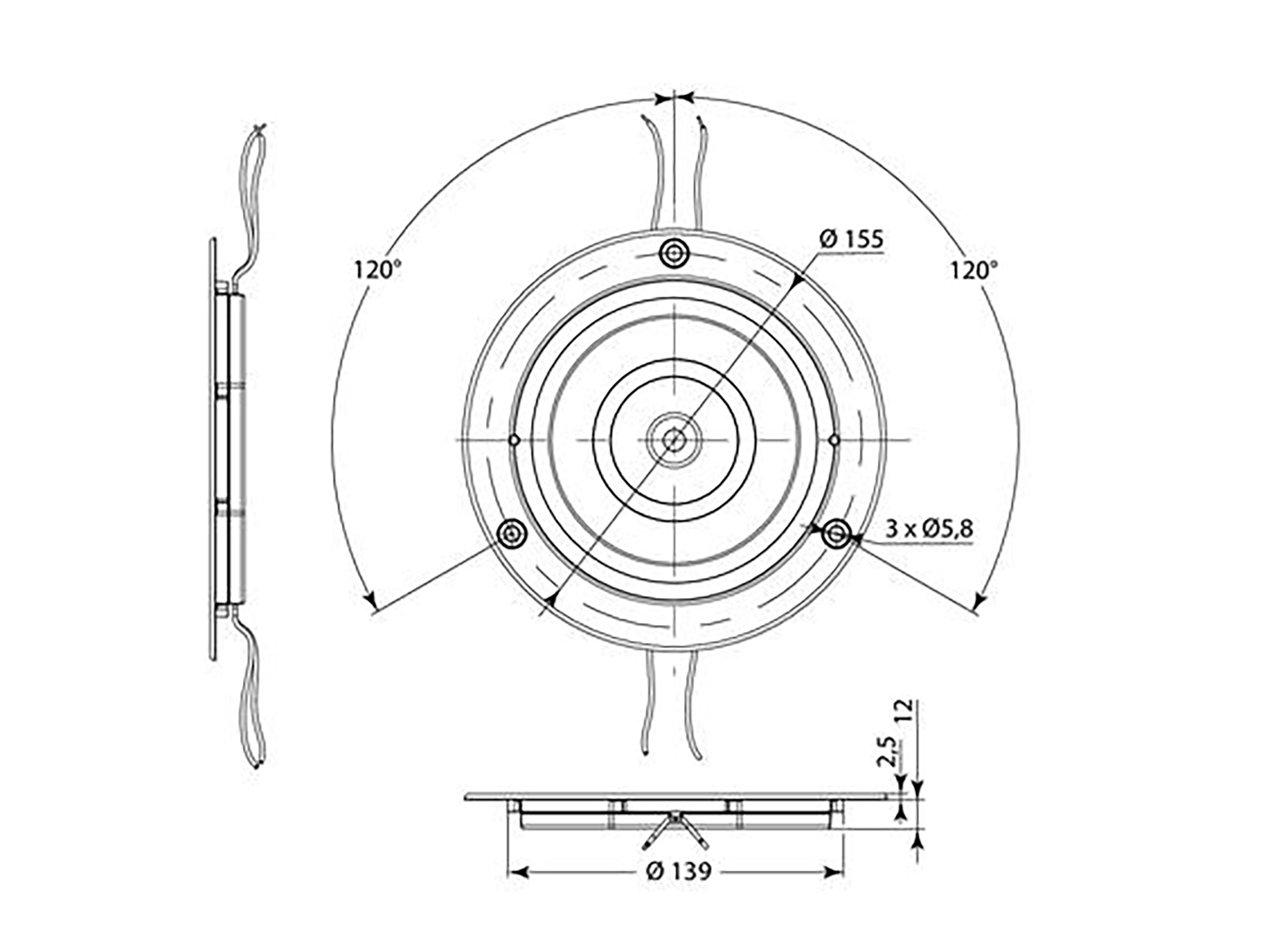 Taklampa IRIZIUM PR1100