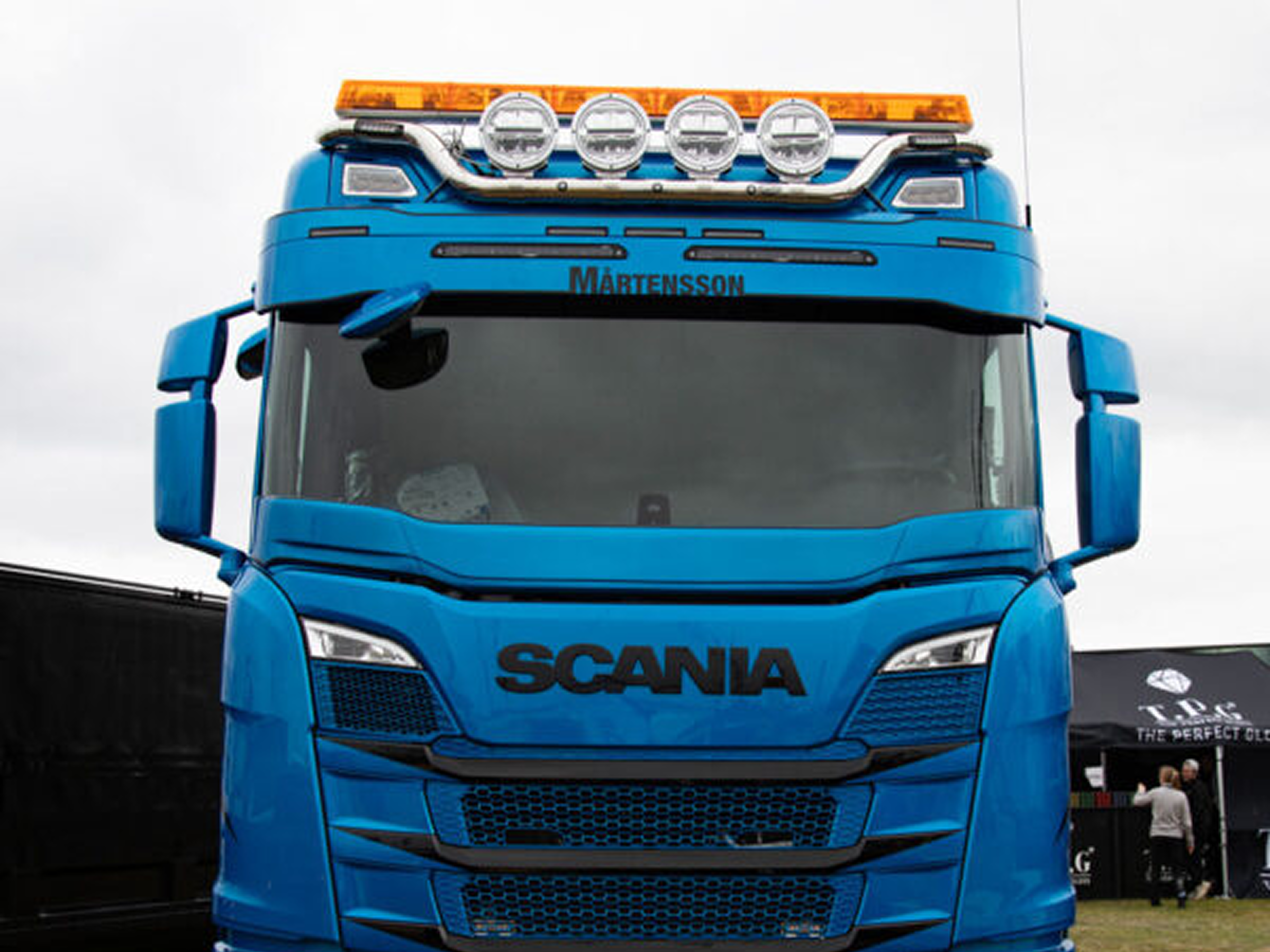 Solskydd 35 cm för Scania NG för Lazer Linear 18 Elite - 2