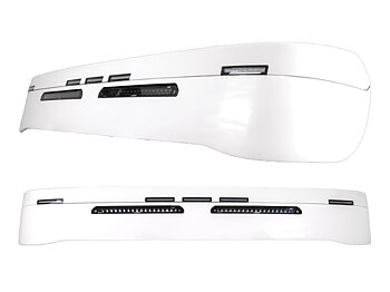 Solskydd 35 cm Scania NG m Lazer L-18 Elite vitt pos.ljus