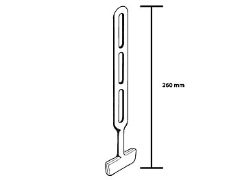 Spännstropp längd 260 mm med klack