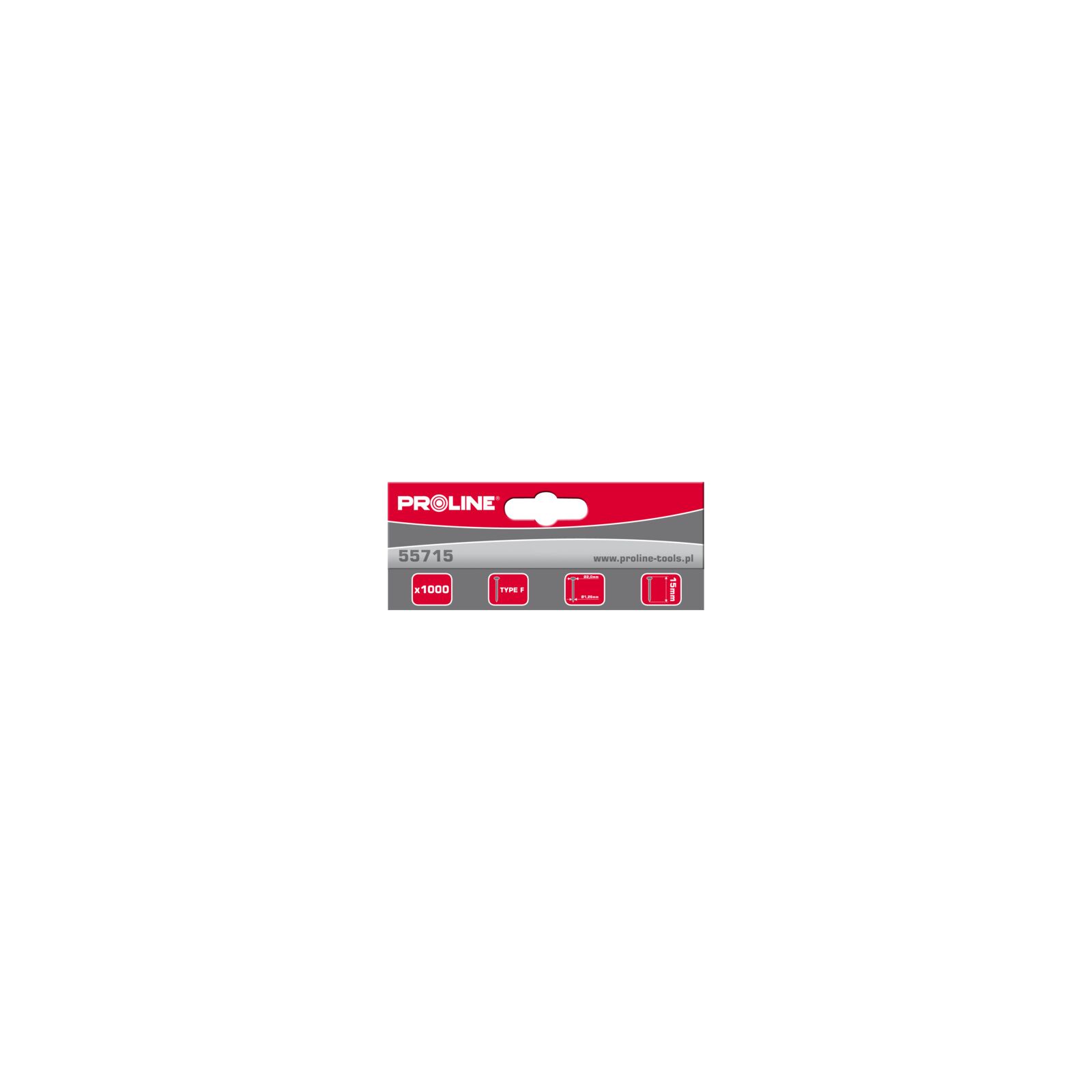 PROLINE TOOLS Typ F Spik 50 mm, 2, 0*1, 26 mm, 1000 st, Proline